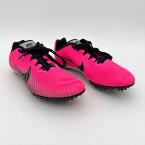 Nike Zoom Rival M 9 Racing Spikes Hyper Pink Black Womens 7.5 AH1021-602‎